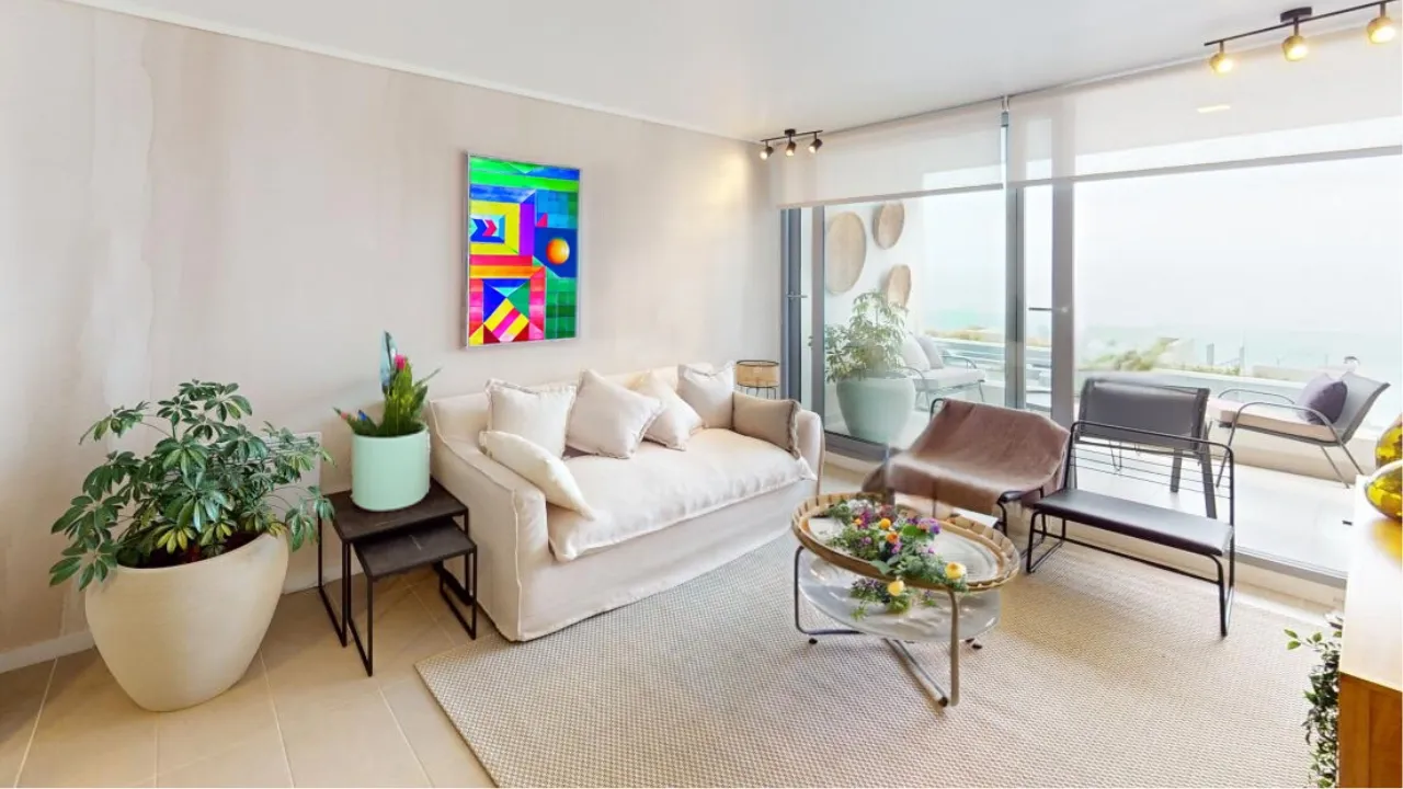 Departamento moderno salon
